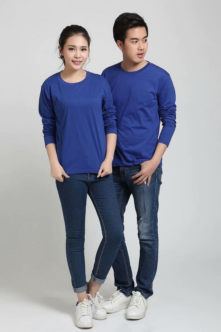 Spring and autumn long sleeve crew neck T-shirt