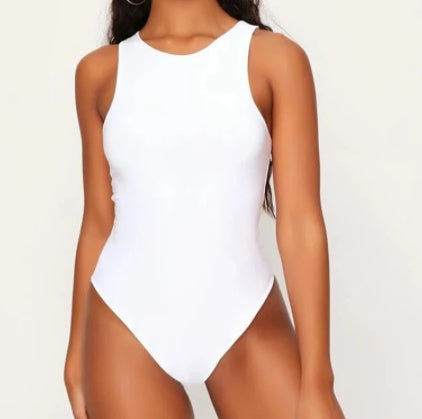 Sleeveless Sexy Bodysuit Women Off-Shoulder Top