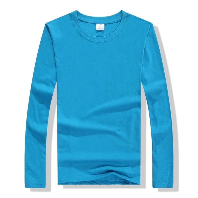 Spring and autumn long sleeve crew neck T-shirt