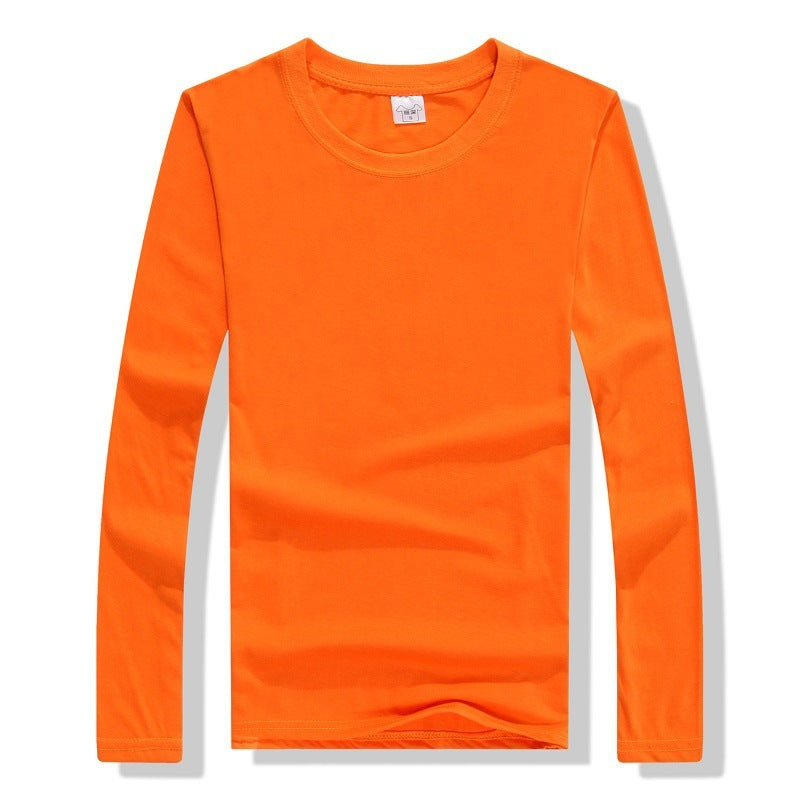 Spring and autumn long sleeve crew neck T-shirt