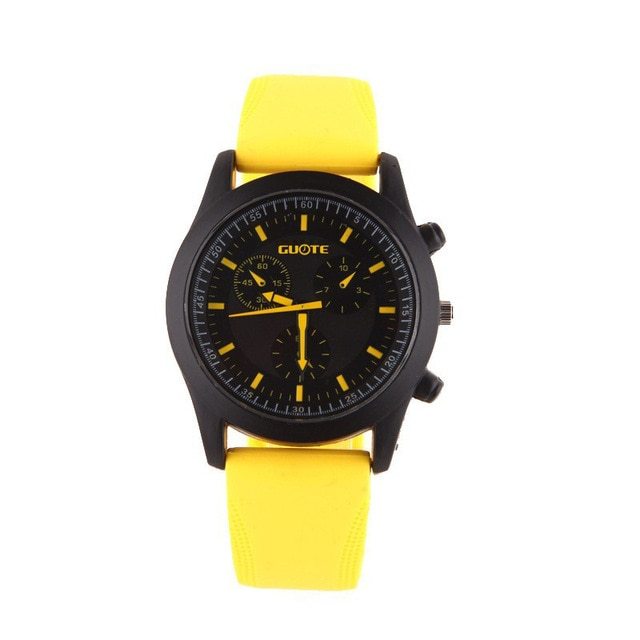 Fashion Jelly Silicone Strap Quartz Watch