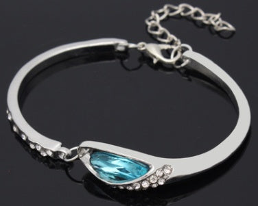 Europe and the United States Austrian crystal bracelet Korean fashion women's glass shoes bracelet