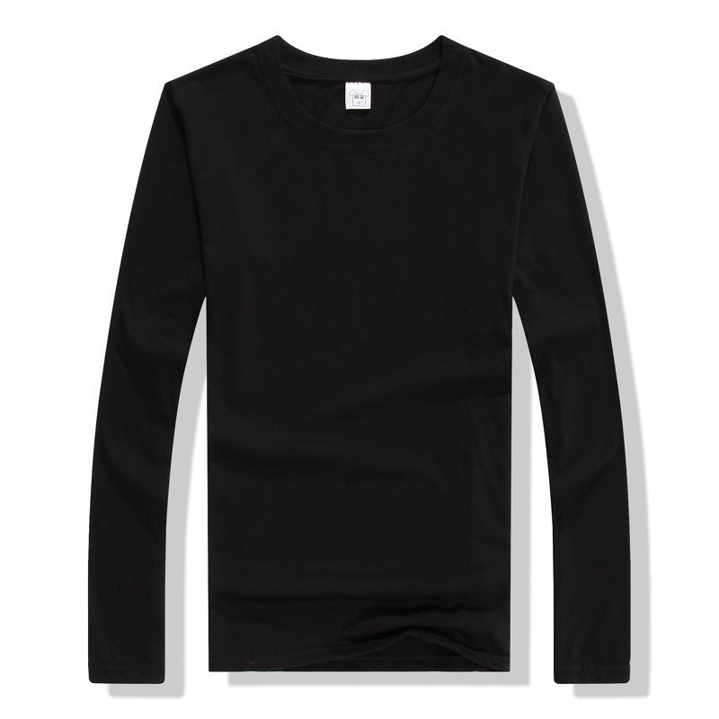 Spring and autumn long sleeve crew neck T-shirt