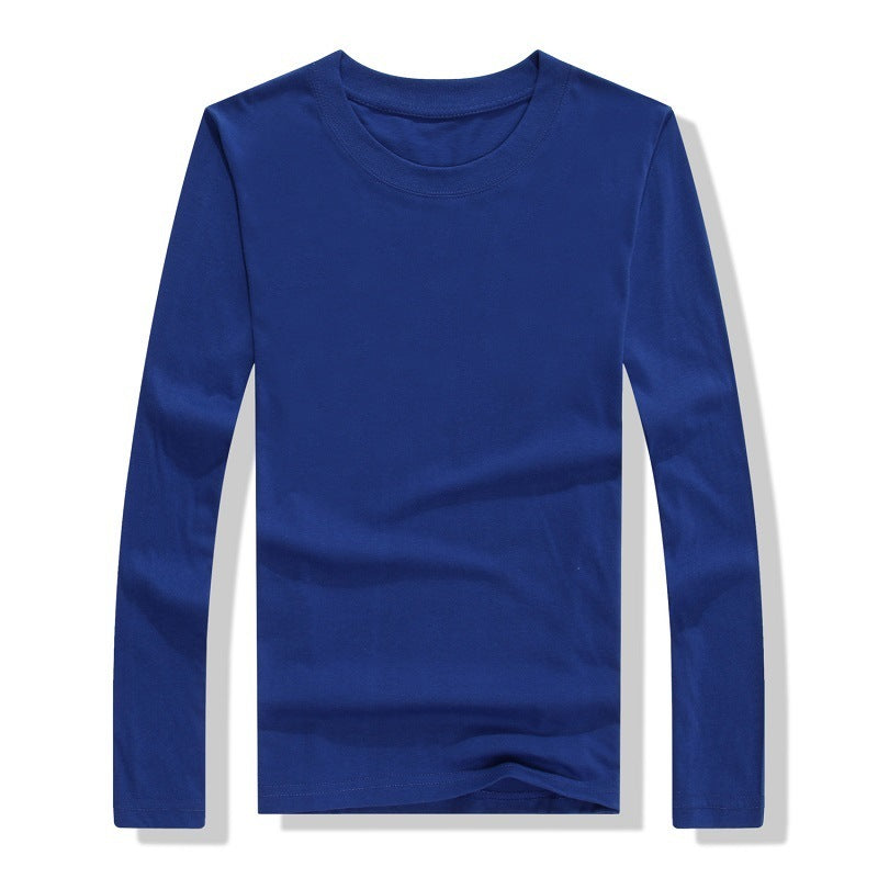 Spring and autumn long sleeve crew neck T-shirt