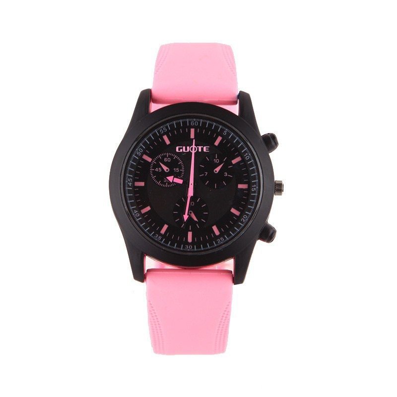 Fashion Jelly Silicone Strap Quartz Watch