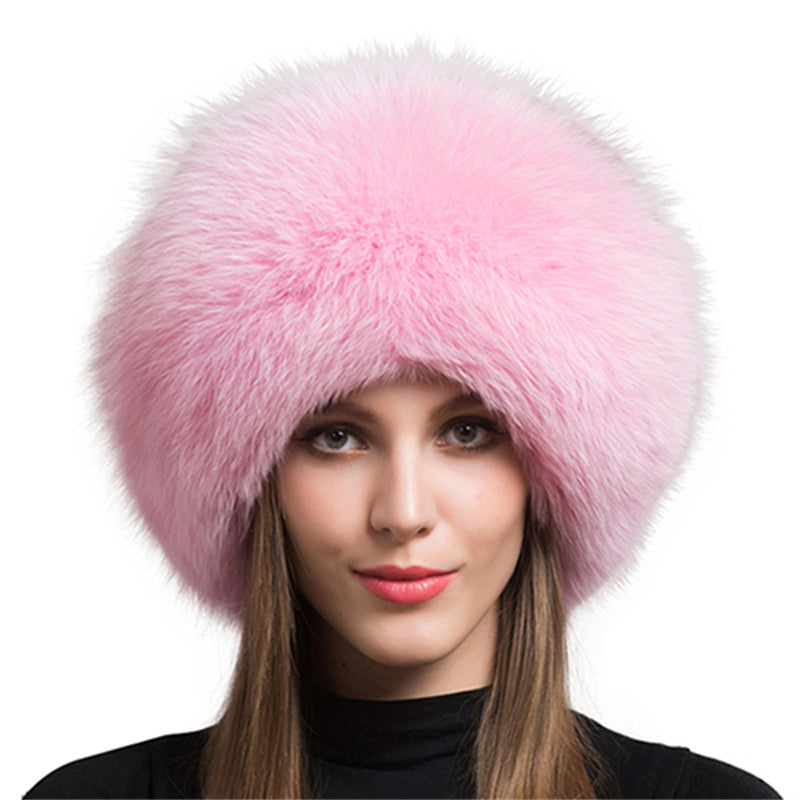 Fox Fur Hat Female Ear Protection