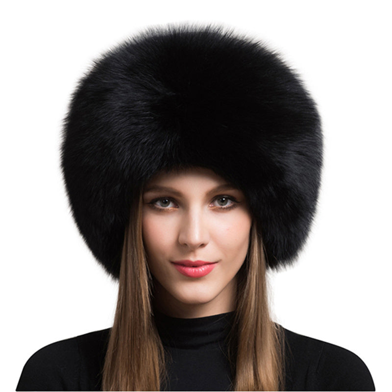 Fox Fur Hat Female Ear Protection